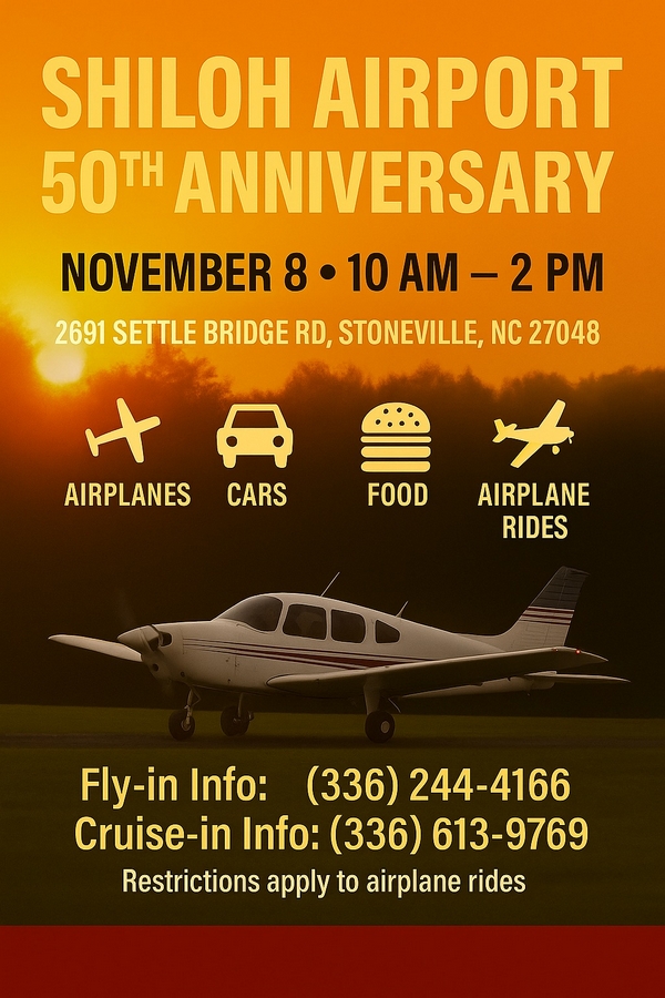 11 8 25 SHILOH AIRPORT 50TH ANNIVERSARY 11 8 25 SHILOH AIRPORT 50TH ANNIVERSARY